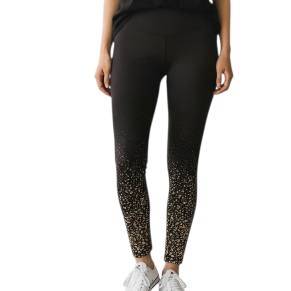 Pink Active Women's Black and Gray Leggings Size Medium